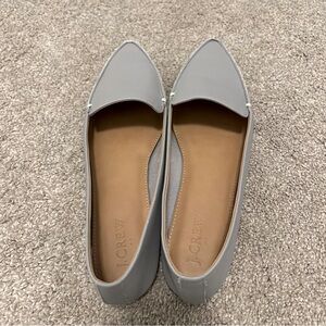 JCrew leather flat loafers